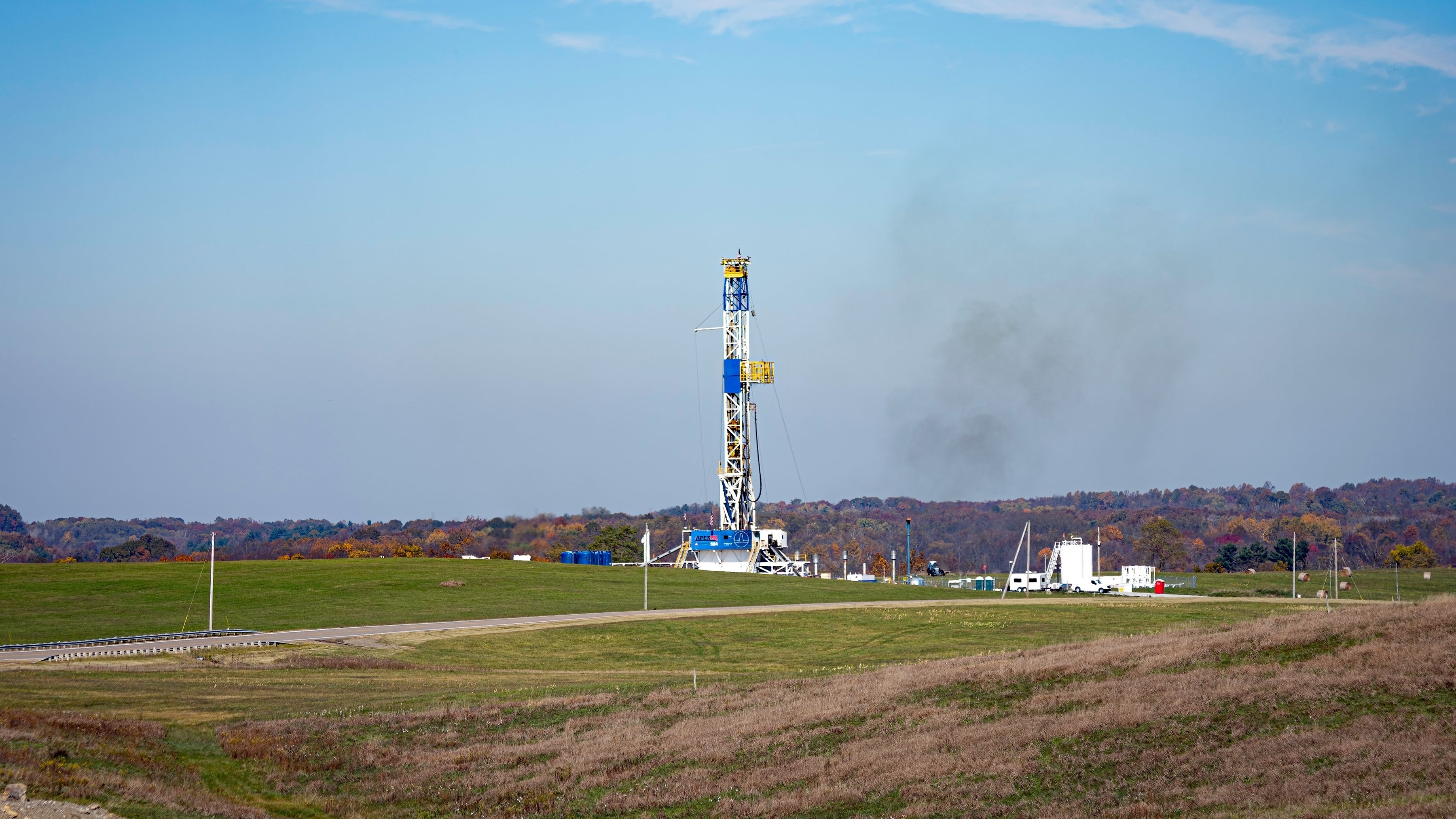 A natural gas well pad in eastern Ohio. Ohio Utica Shale M&A activity is increasing.