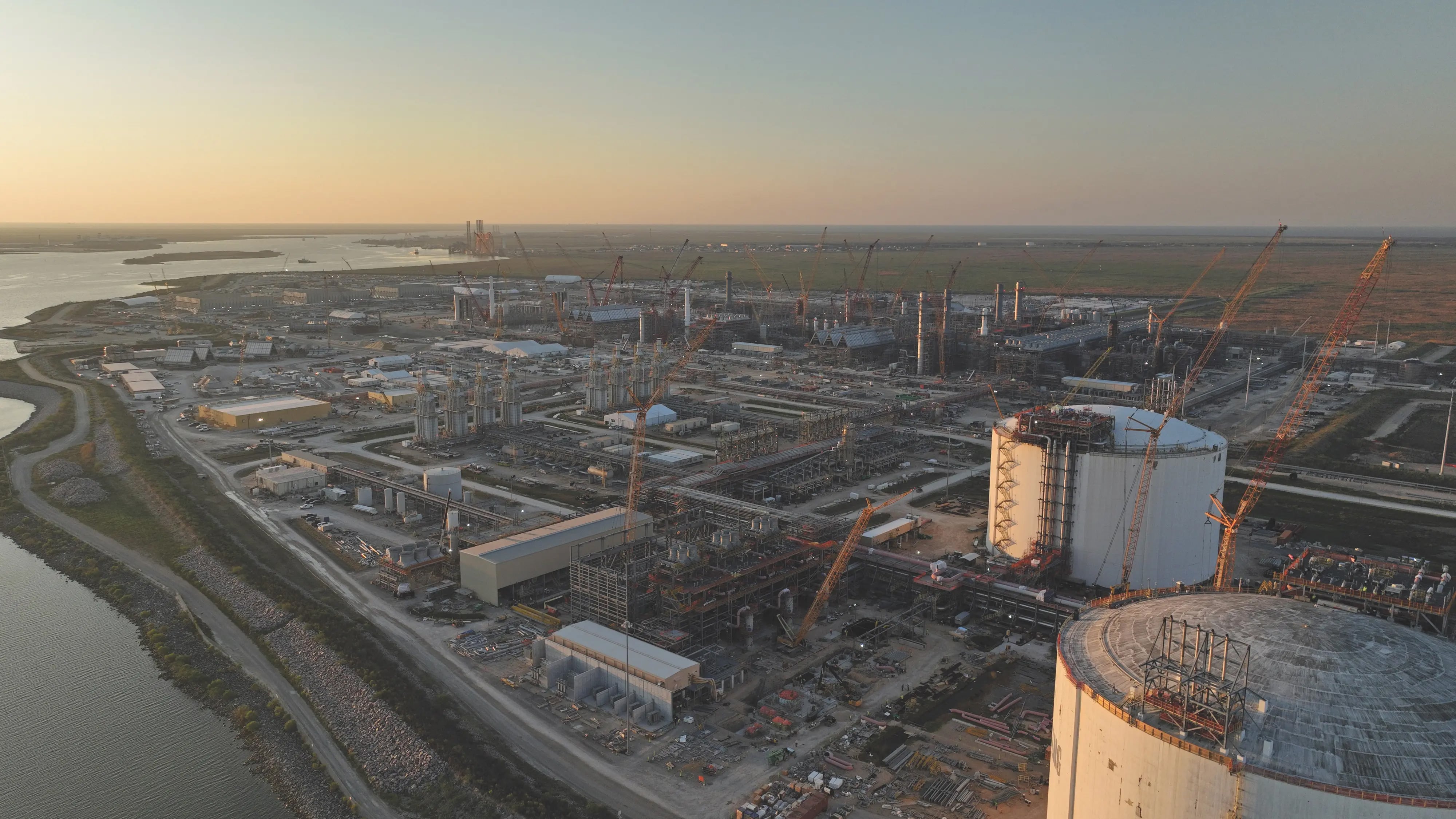 Golden Pass, on the Sabine Pass in Texas, is gearing up to begin production over the second quarter of 2026.