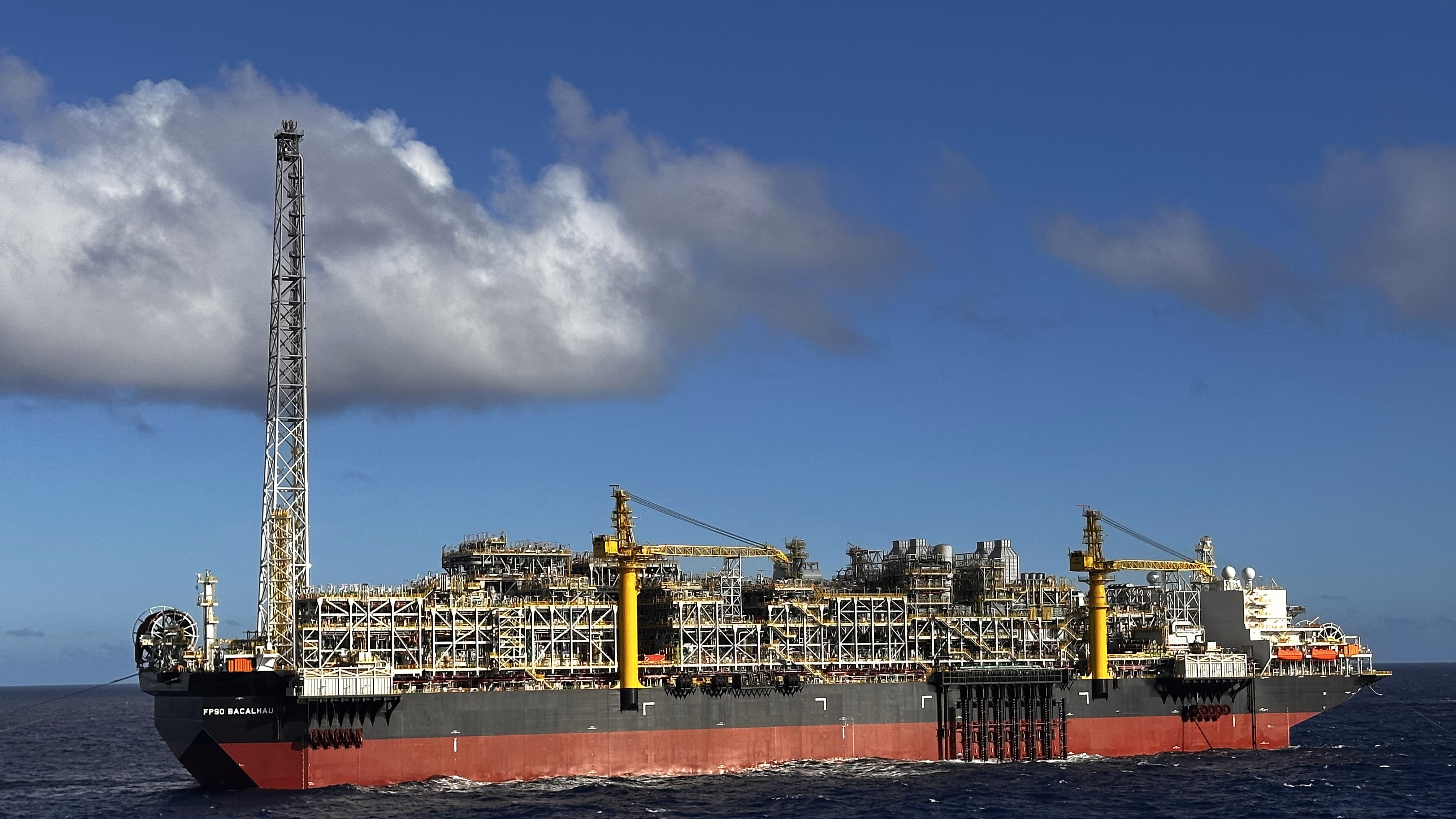Bacalhau FPSO at Bacalhau Field offshore Brazil.