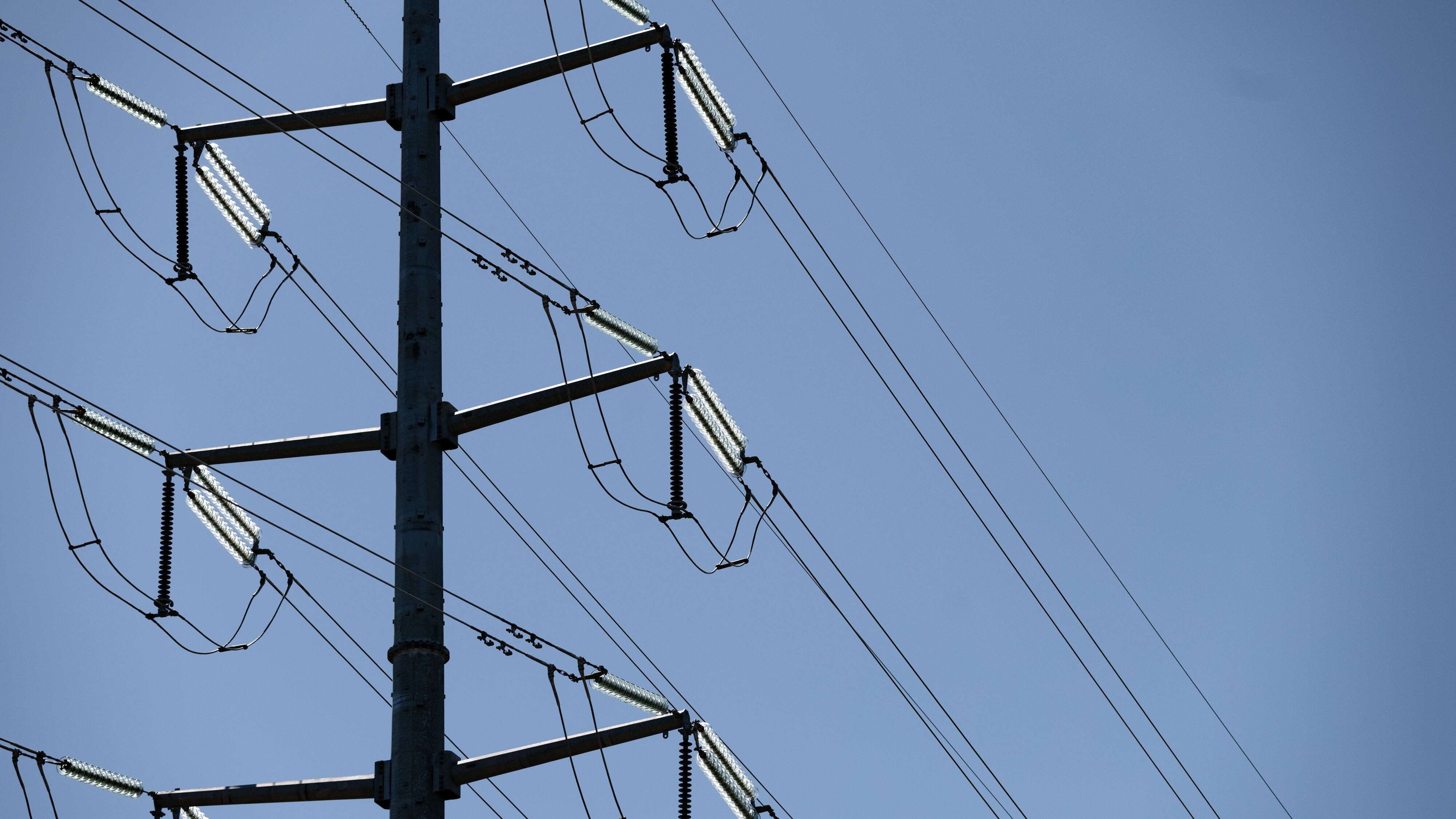 Power lines.